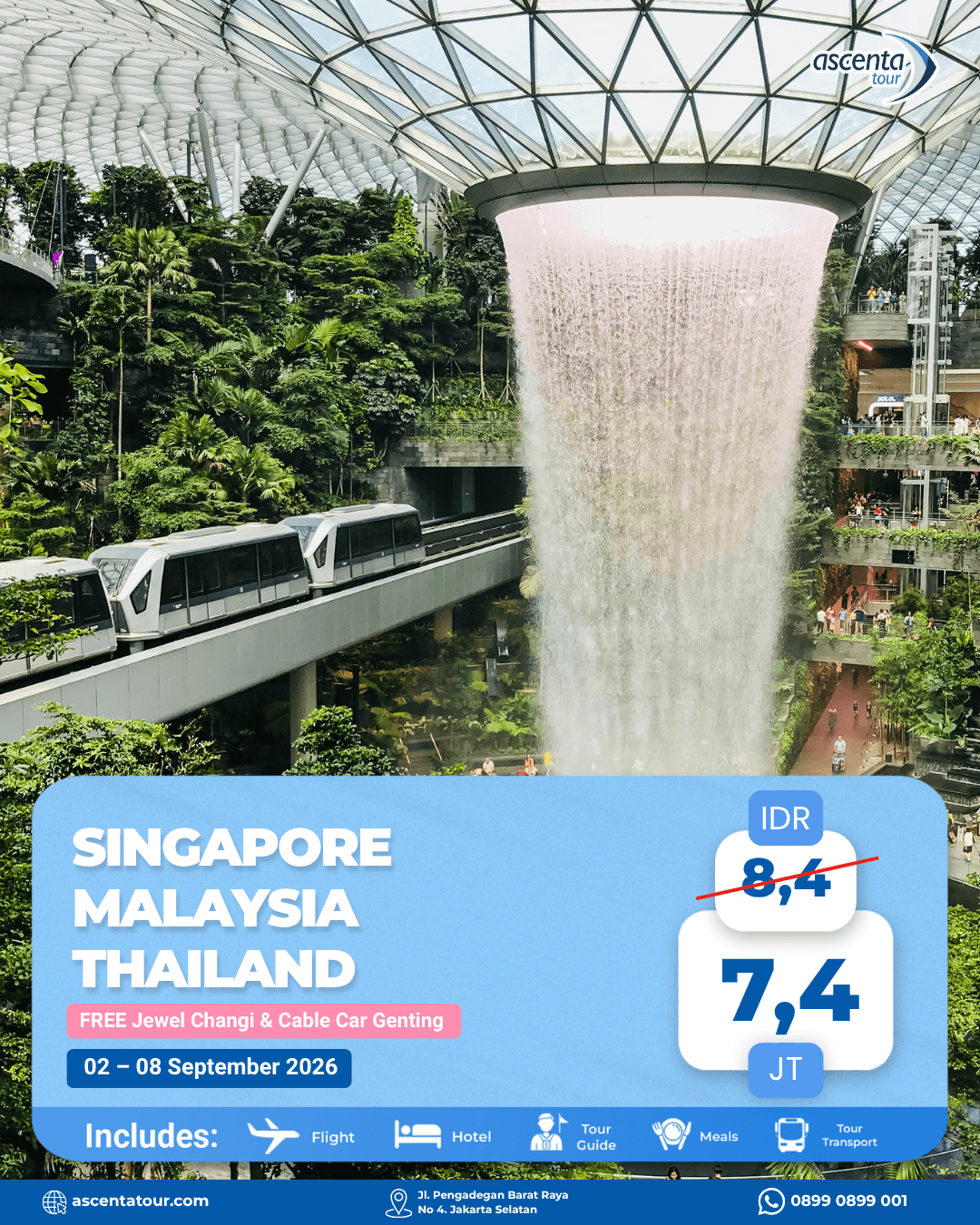 Tour 3 Negara Singapore Malaysia Thailand 7D6N