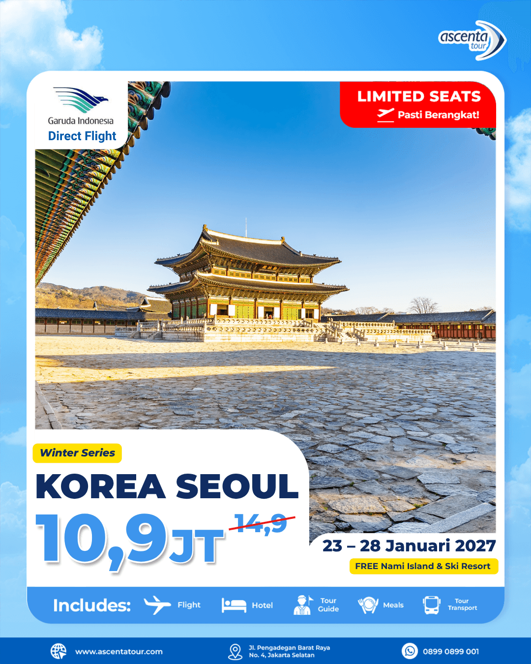 TOUR KOREA WINTER 6D