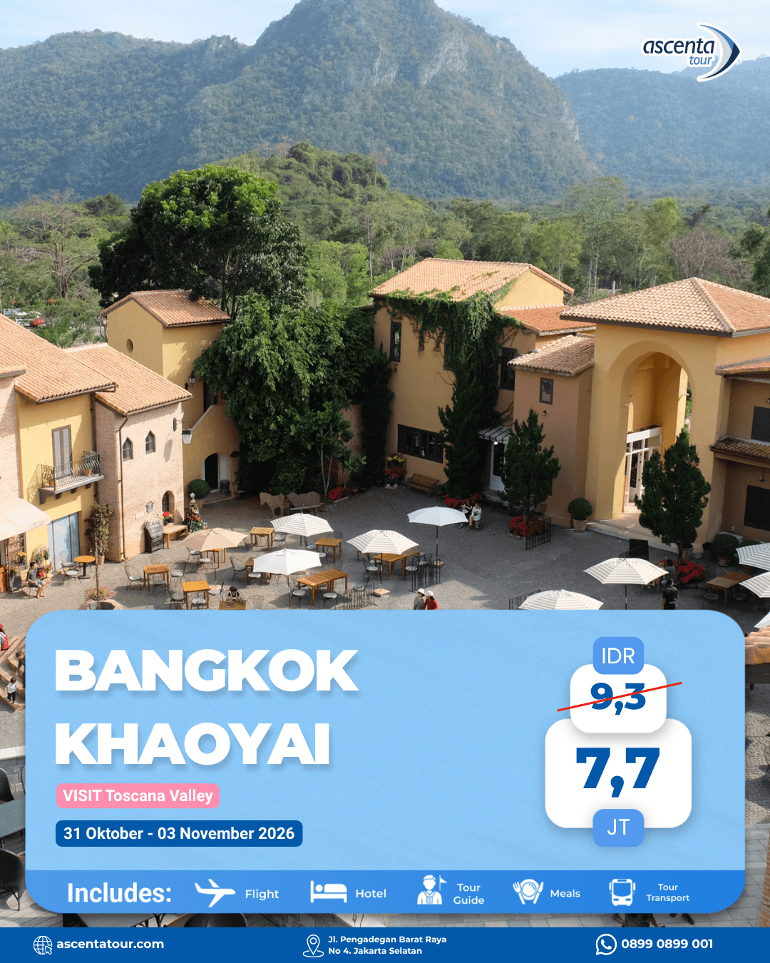 Tour Thailand Bangkok Khao Yai