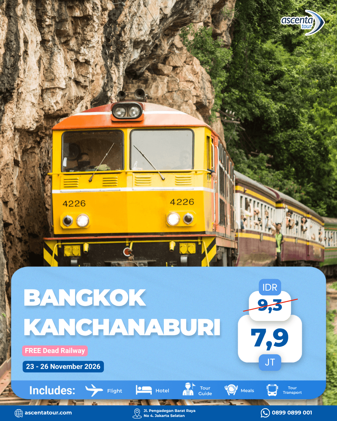 Tour Thailand Bangkok Kanchanaburi