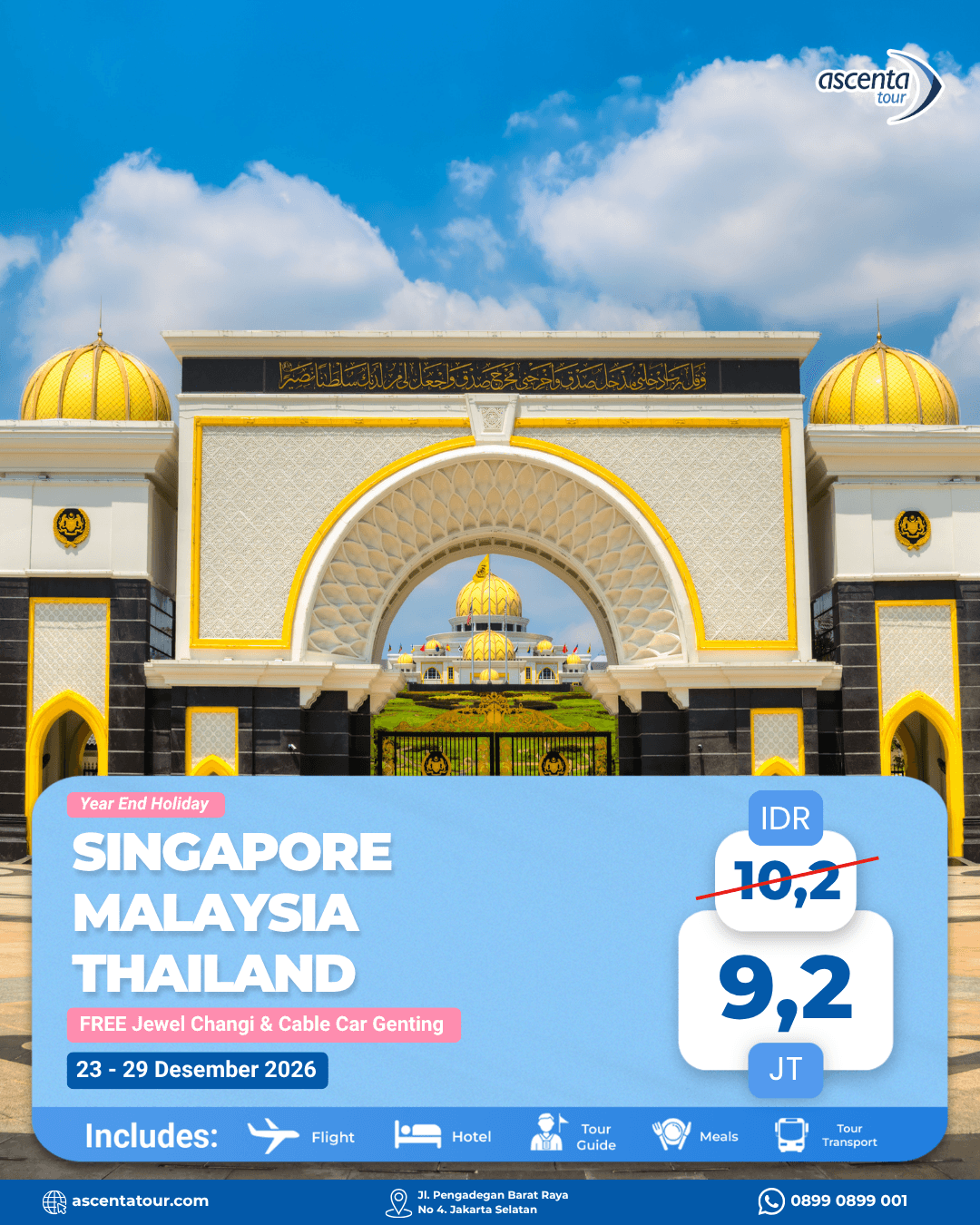 Tour 3 Negara Singapore Malaysia Thailand 7D6N