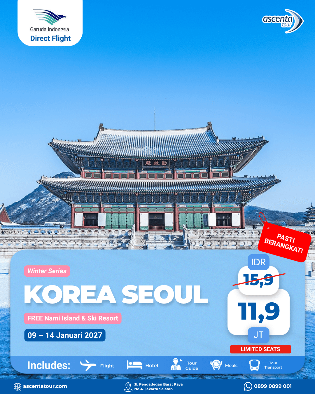 TOUR KOREA WINTER 6D
