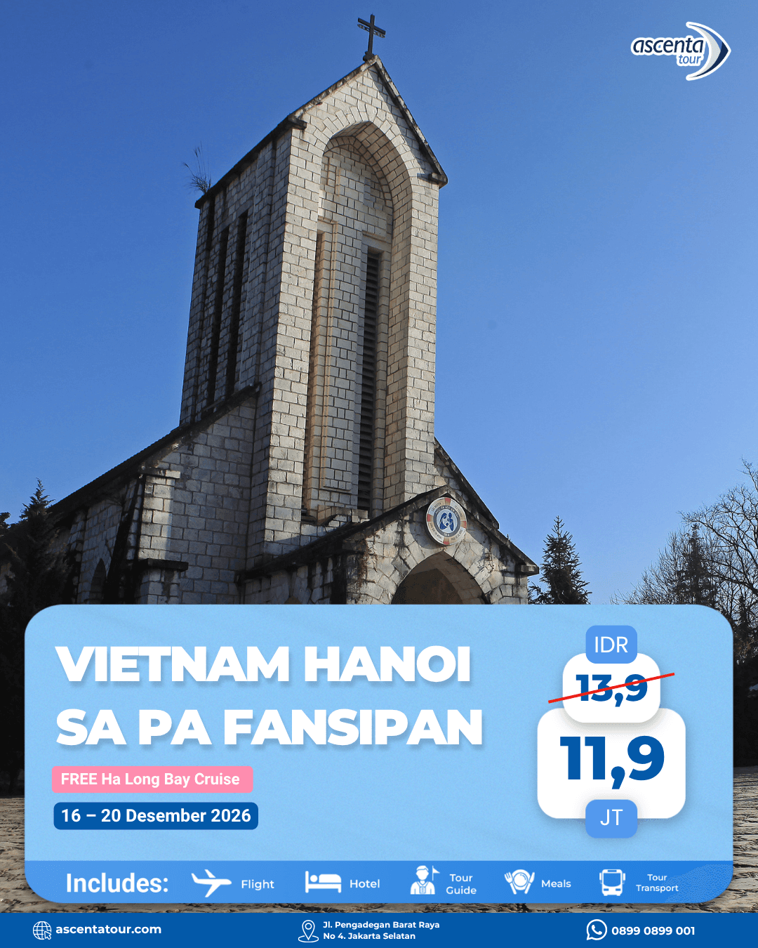 Tour Vietnam Hanoi Sa Pa Fansipan 5D