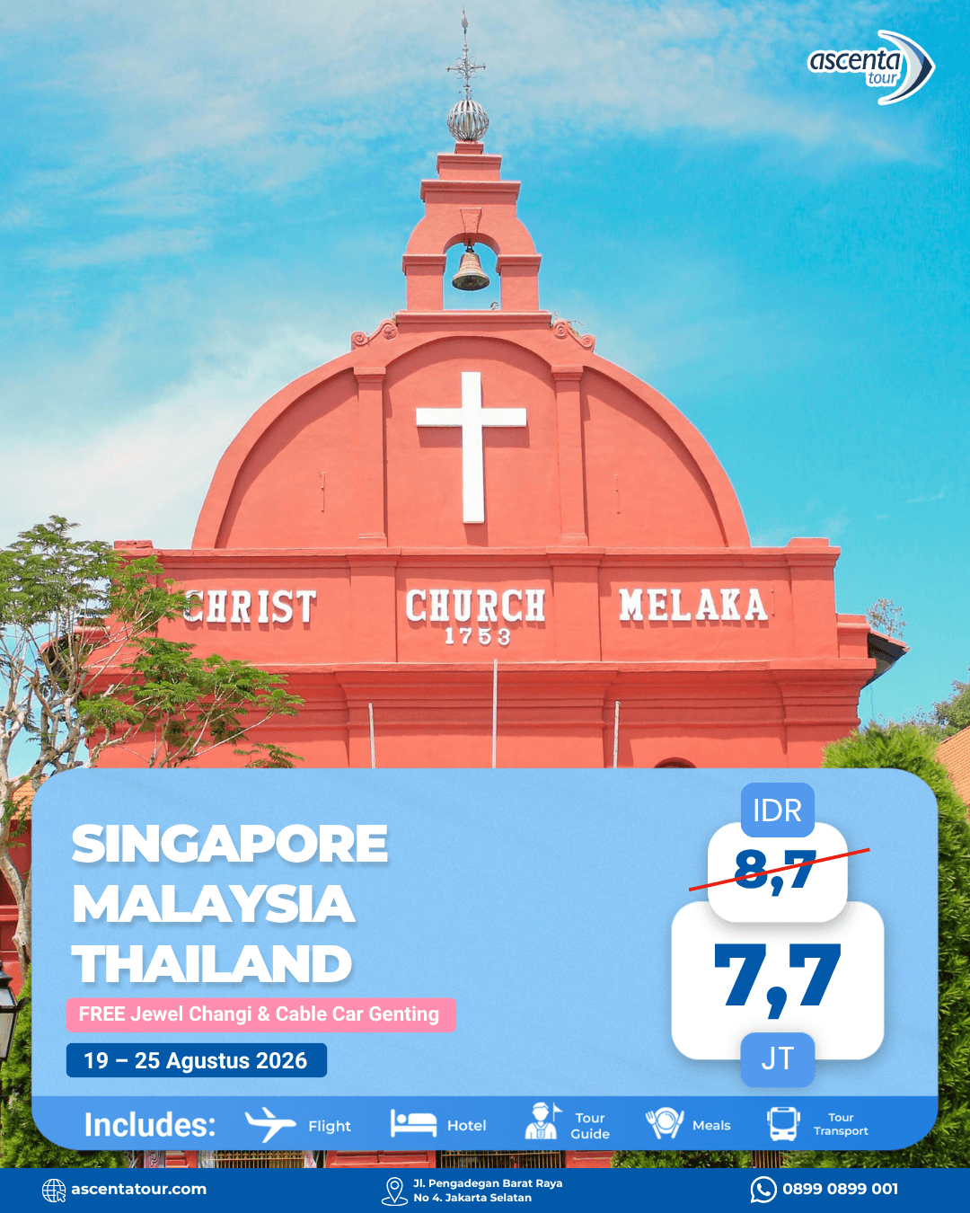 Tour 3 Negara Singapore Malaysia Thailand 7D6N