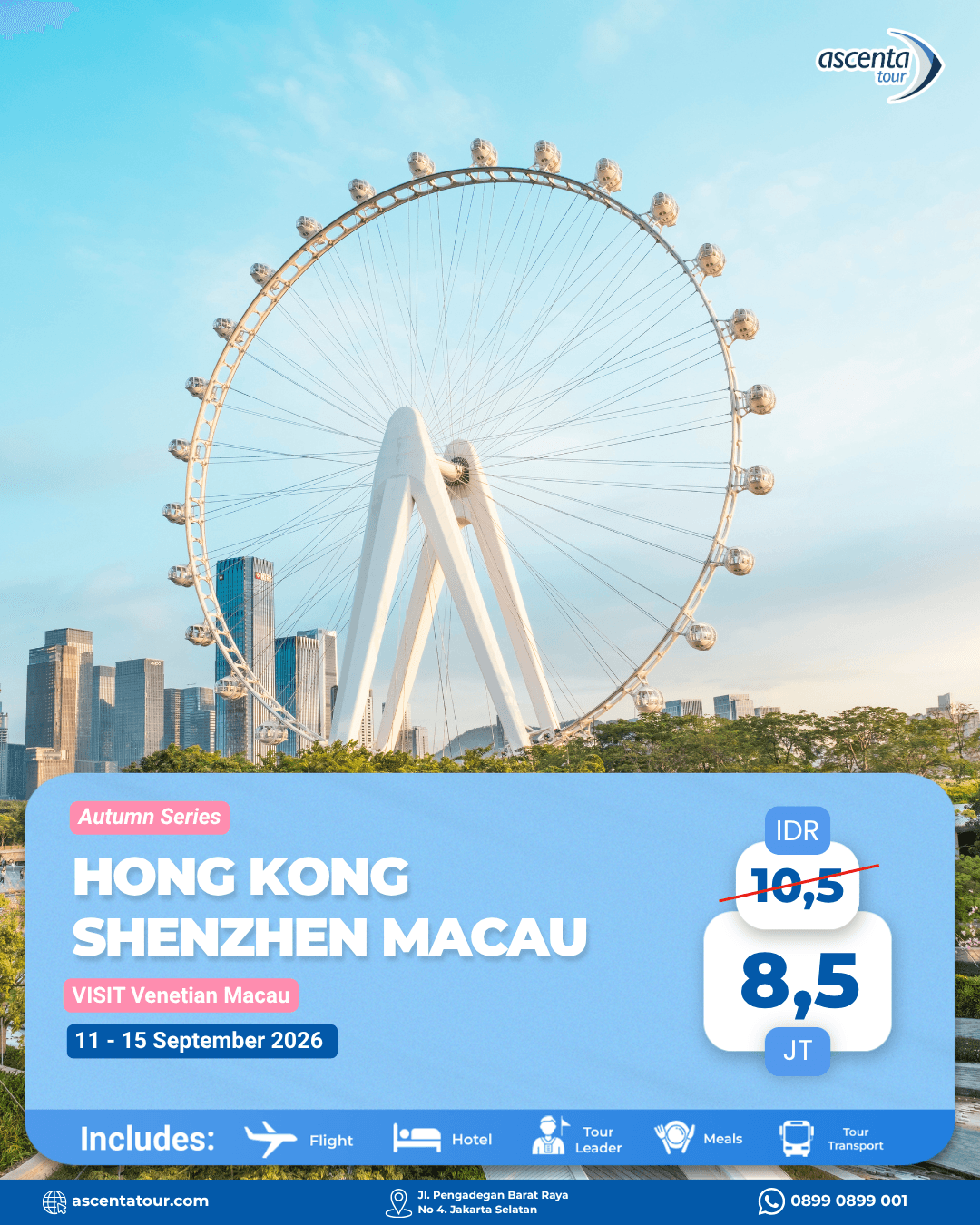 Tour Hong Kong Shenzhen Macau 5D