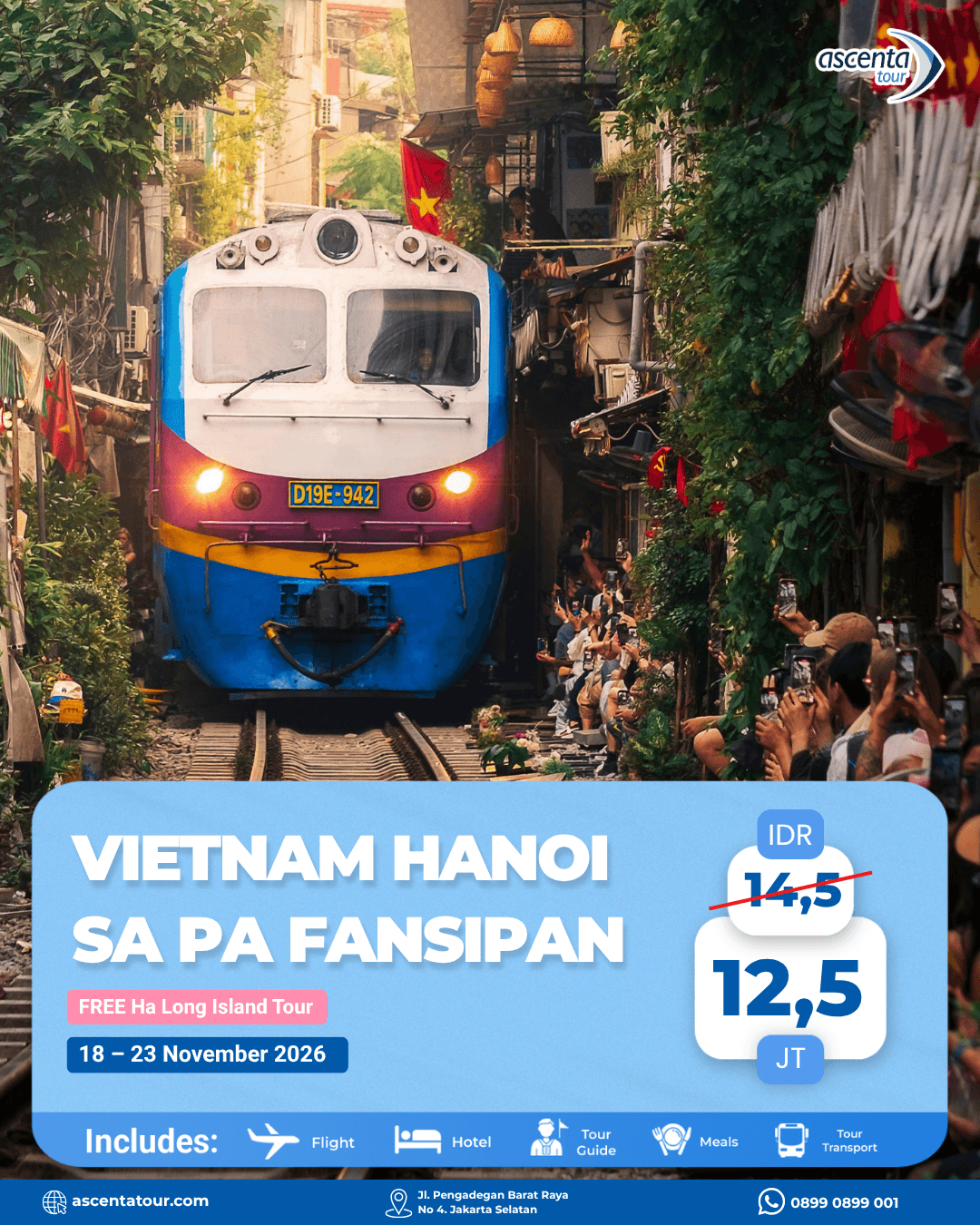 Tour Vietnam Hanoi Sa Pa Fansipan 6D