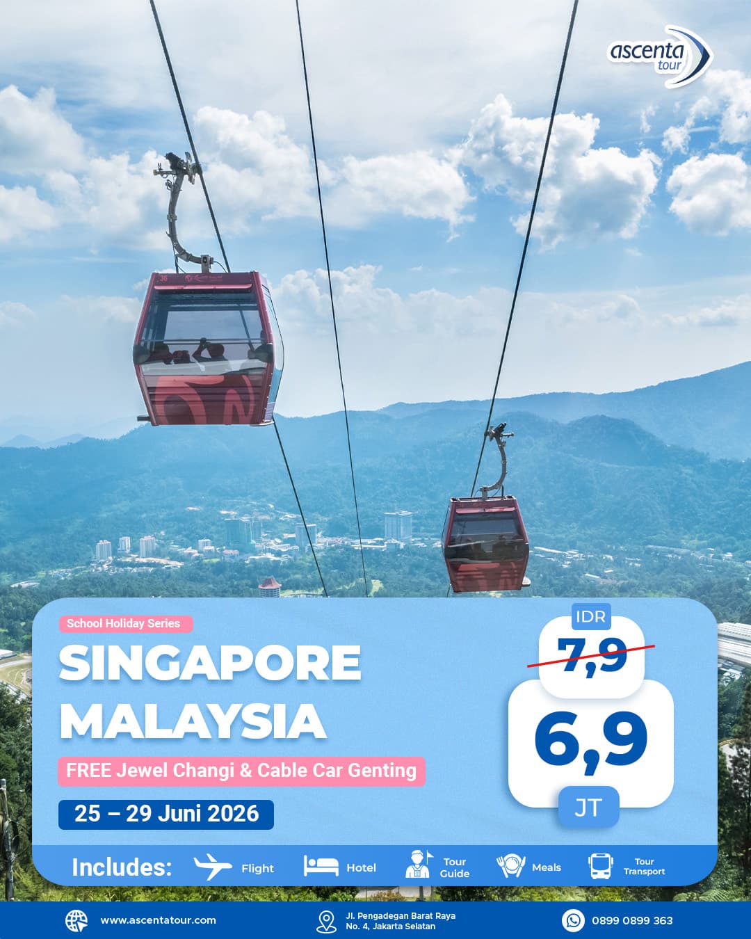 Tour Singapore Malaysia 5D4N