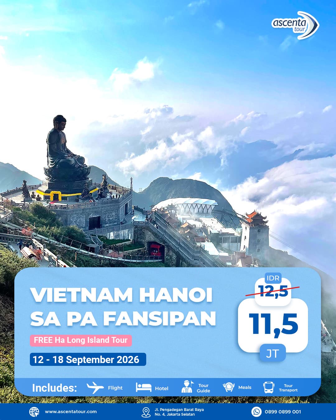 Tour Vietnam Hanoi Sa Pa Fansipan 7D