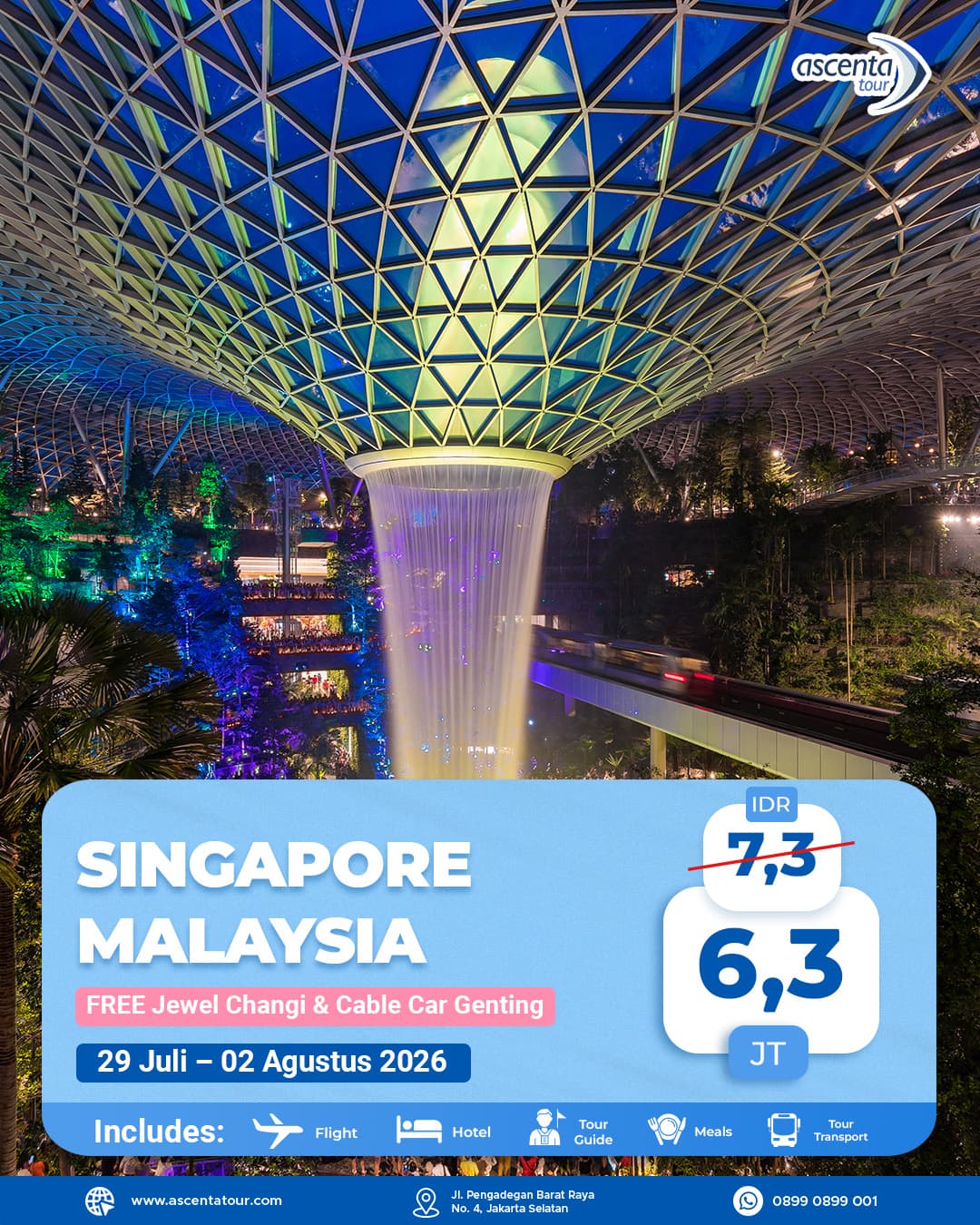 Tour Singapore Malaysia 5D4N