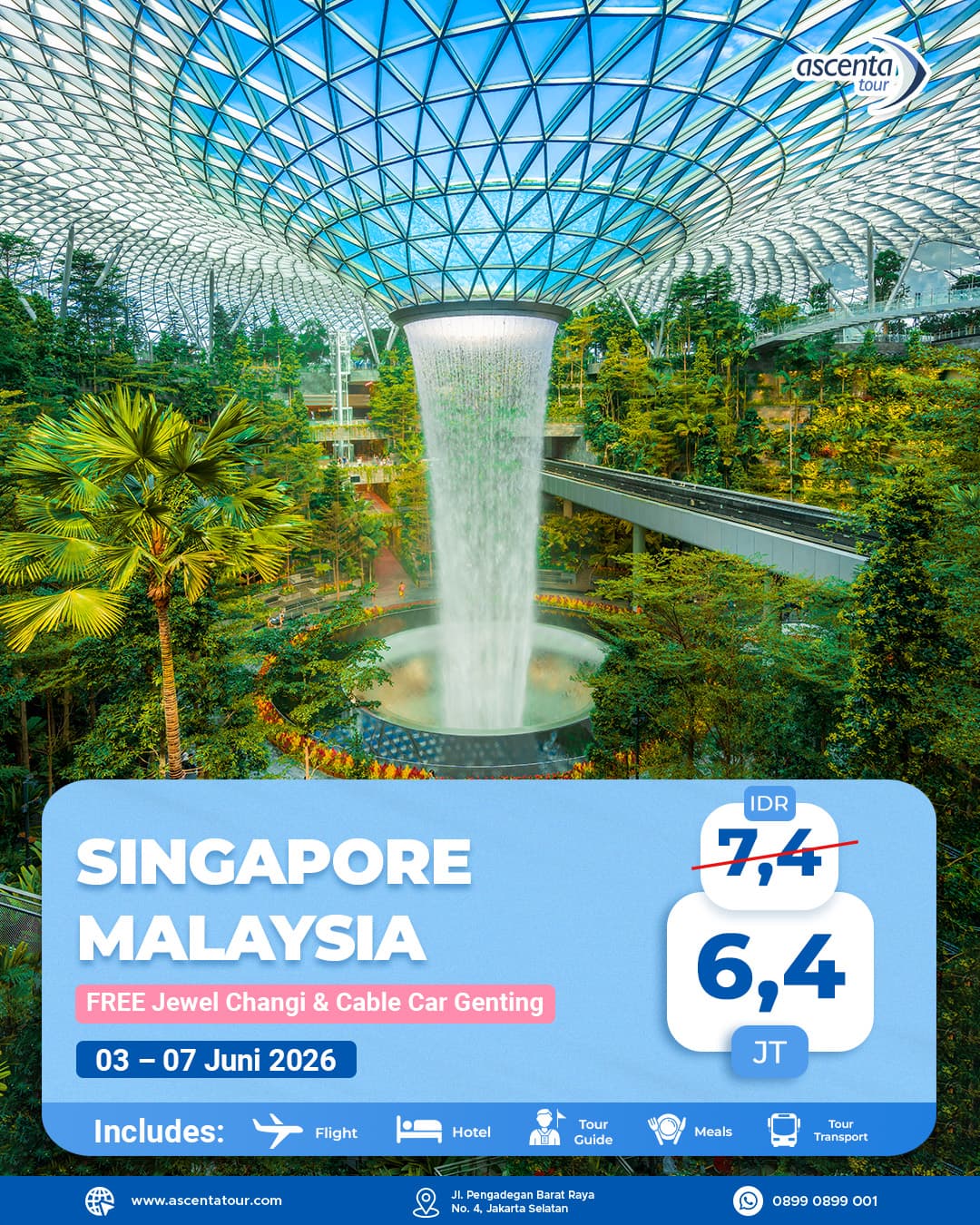 Tour Singapore Malaysia 5D4N
