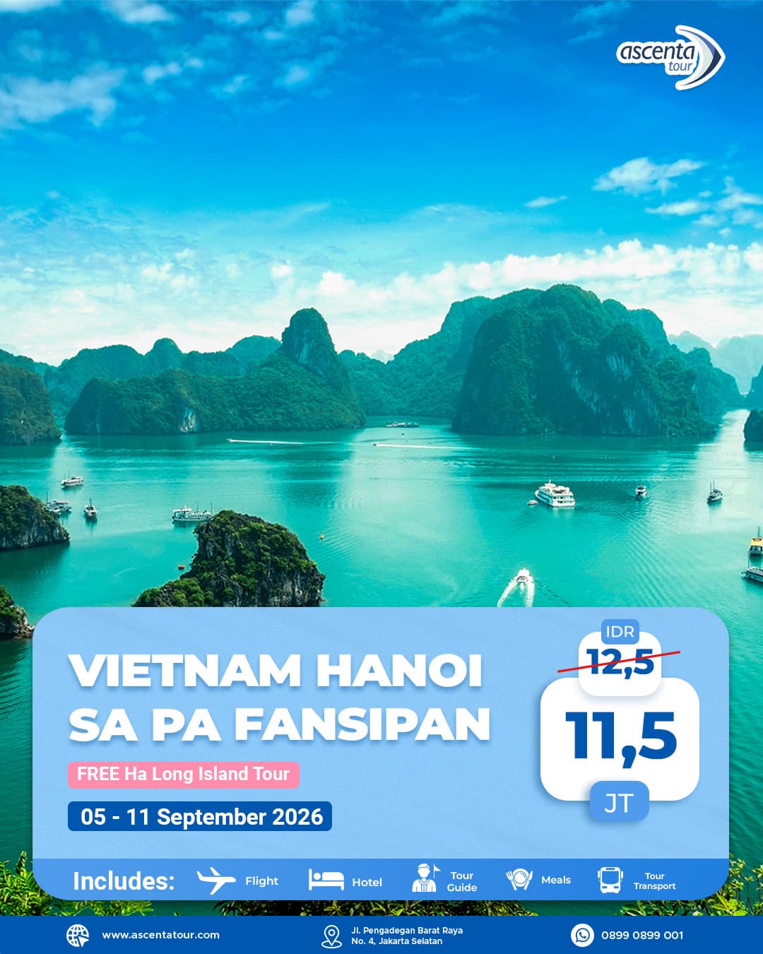 Tour Vietnam Hanoi Sa Pa Fansipan 7D
